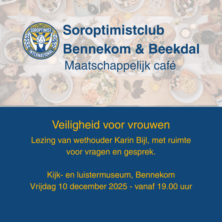Maatschappelijk Café  ‘Veiligheid, Overal & Altijd’